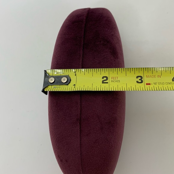 A New Day Solid Warm Plum Purple Velvet Sunglasses & Eye Glass Case New Nwt - Picture 12 of 12